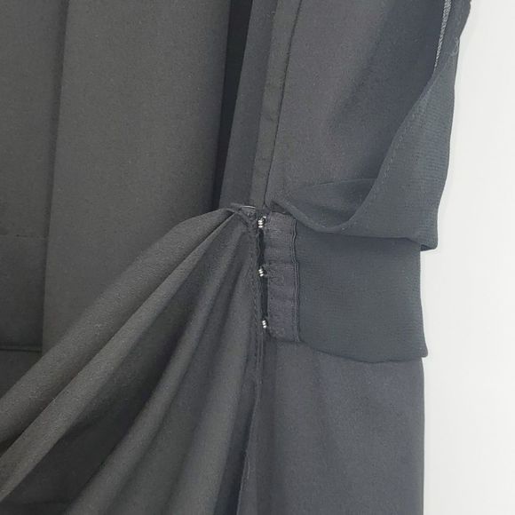 City Chic Elegant Black Asymmetrical Dress - Picture 7 of 16